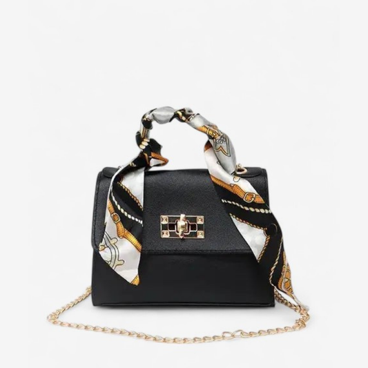 Sophia – Handtasche mit Klappenverschluss und Kettenakzent