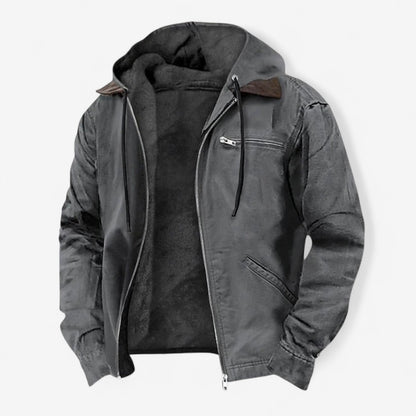 Adrian – Kapuzenjacke mit Reißverschluss und Fronttaschen