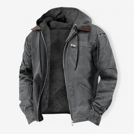 Adrian – Kapuzenjacke mit Reißverschluss und Fronttaschen