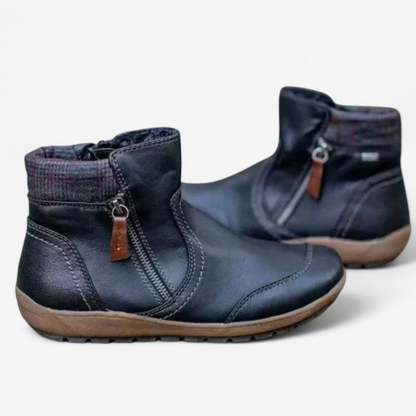 Sophia – Rundspitzen-Stiefeletten im Retro-Chelsea-Stil