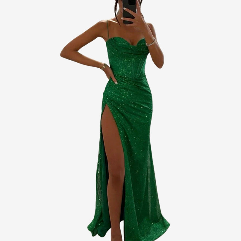 Anna – Ärmelloses Bodycon-Kleid mit Seitenschlitz