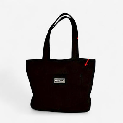 Clara – Cordtasche mit Verstellbarem Schultergurt