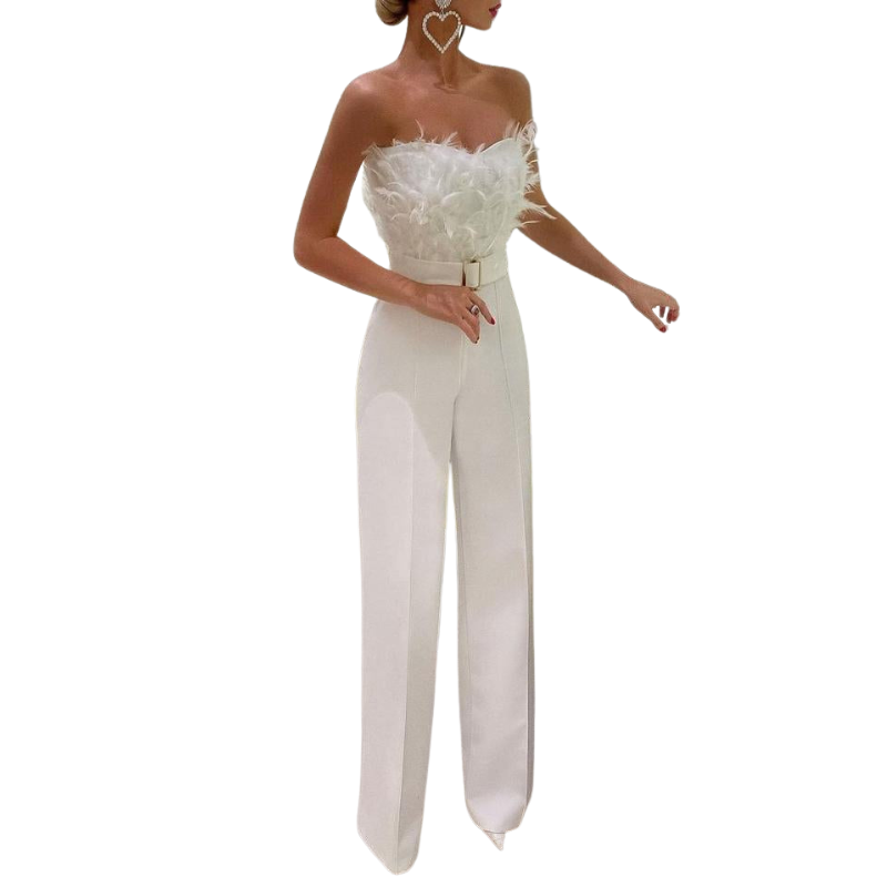 Taissa – Jumpsuit mit Bandeau-Oberteil und ärmellosem Schnitt