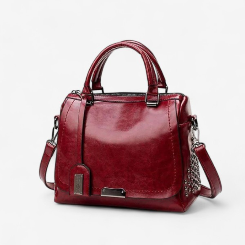 Elara – Weiche Lederschultertasche mit Verstellbarem Riemen