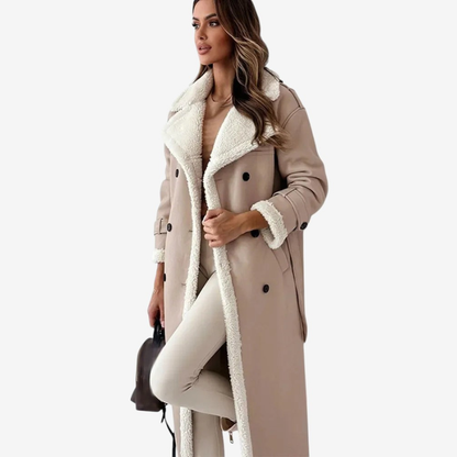 Valdric – Langer Wintermantel mit gerader Silhouette