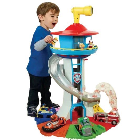 PlayNest – Turm-Spielset mit Fahrzeugen und Figuren