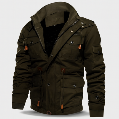 Ethan – Utility-Jacke mit Mehrfachtaschen und Robuster Verarbeitung