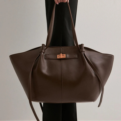 Velmira – Moderne Schultertasche mit Metallverschluss