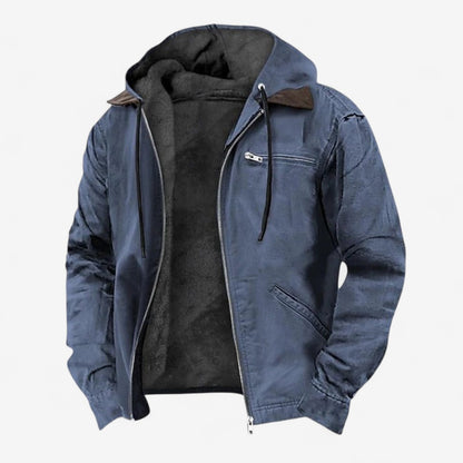 Adrian – Kapuzenjacke mit Reißverschluss und Fronttaschen