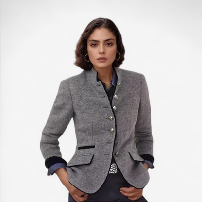 Clara – Cardigan-Cape-Jacke mit Ausgeschnittenen Ärmeln