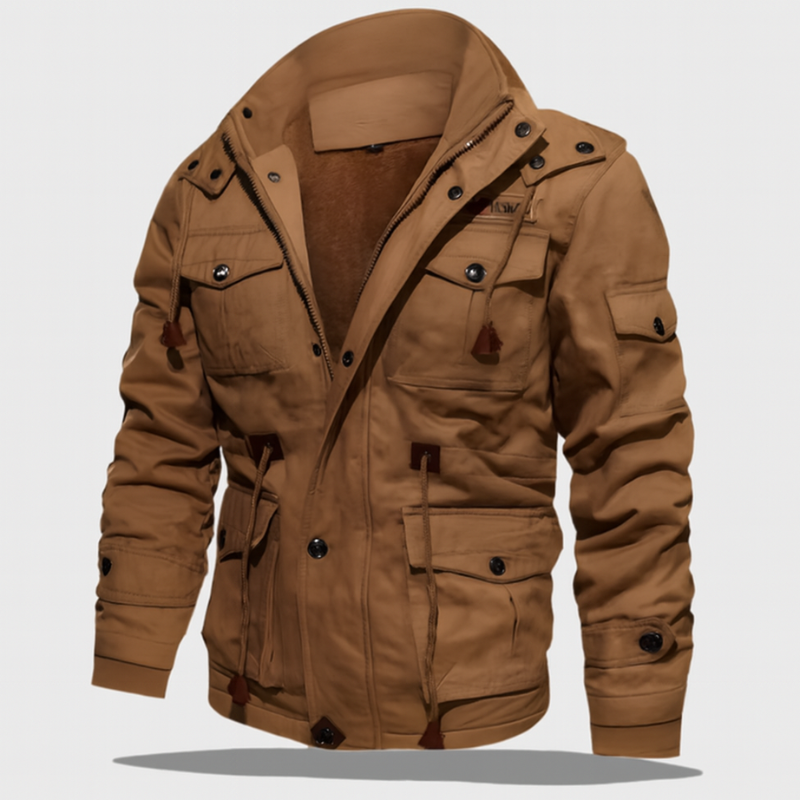 Ethan – Utility-Jacke mit Mehrfachtaschen und Robuster Verarbeitung