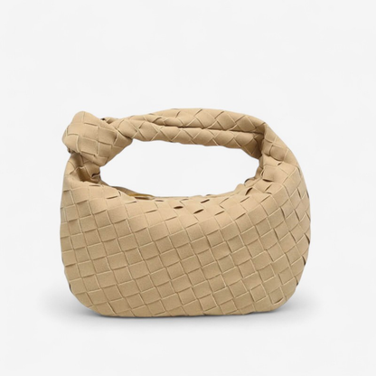 Elora – Mini-Suede-Tasche mit geflochtenem Knotendesign