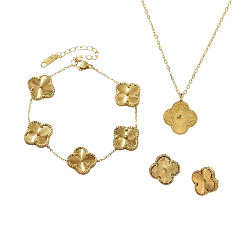 Clara – Schmuckset mit Halskette, Armband und Ohrringen