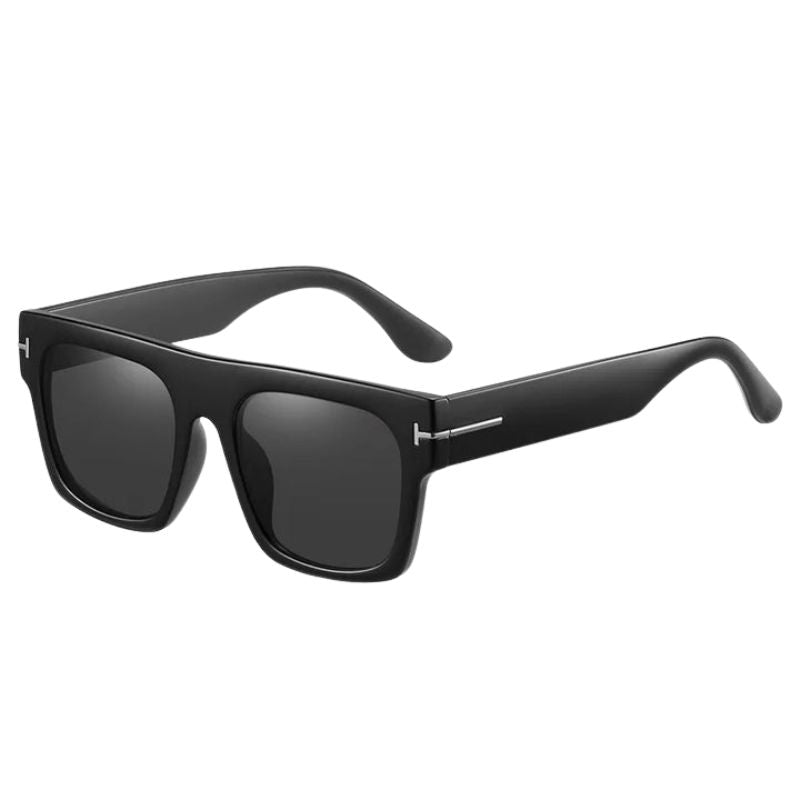 SolarEdge – Oversize-Sonnenbrille mit eckigem Rahmen und modernen Details
