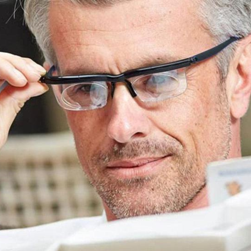 ClearView – Lesebrille mit einstellbarer Fokussierung und flexiblem Rahmen