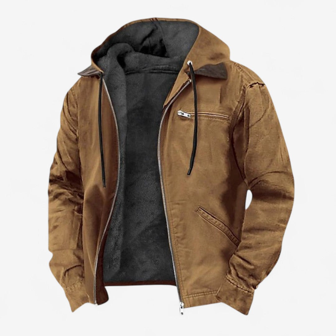 Adrian – Kapuzenjacke mit Reißverschluss und Fronttaschen