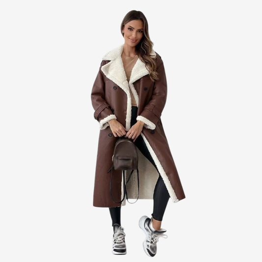 Valdric – Langer Wintermantel mit gerader Silhouette