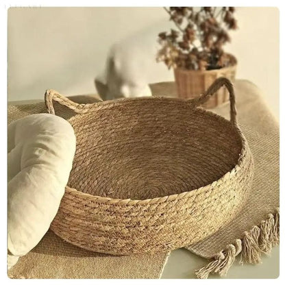 CozyPaw – Plüsch Katzenbett mit abnehmbarem Kissen und erhöhten Rändern