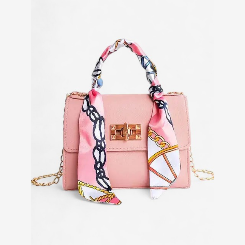 Sophia – Handtasche mit Klappenverschluss und Kettenakzent