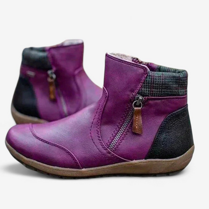 Sophia – Rundspitzen-Stiefeletten im Retro-Chelsea-Stil