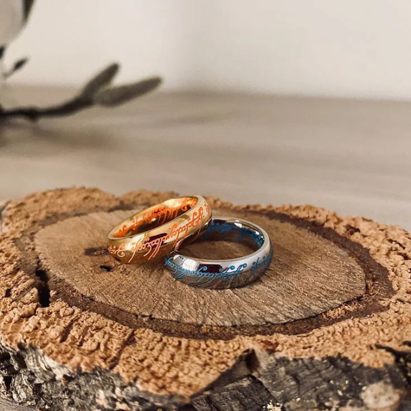 LumaCharm – Gravurmuster Schmuckring mit feinem Design