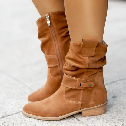 Laura – Rutschfeste Stiefel mit seitlichem Reißverschluss