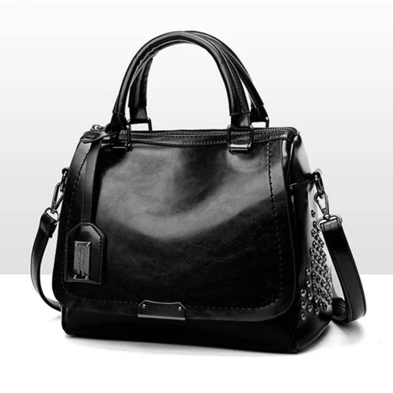 Elara – Weiche Lederschultertasche mit Verstellbarem Riemen