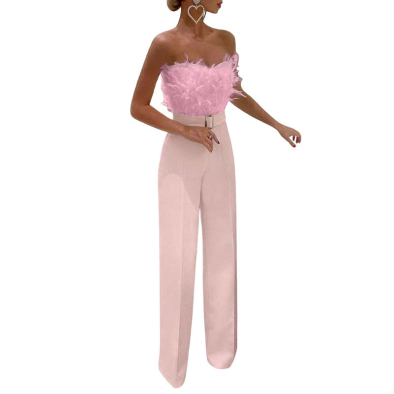 Taissa – Jumpsuit mit Bandeau-Oberteil und ärmellosem Schnitt
