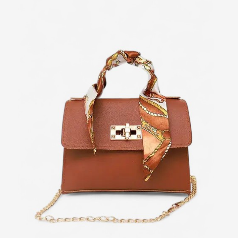 Sophia – Handtasche mit Klappenverschluss und Kettenakzent