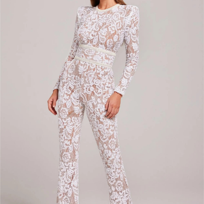 Novae – Bodysuit mit langen Ärmeln und Rundhalsausschnitt