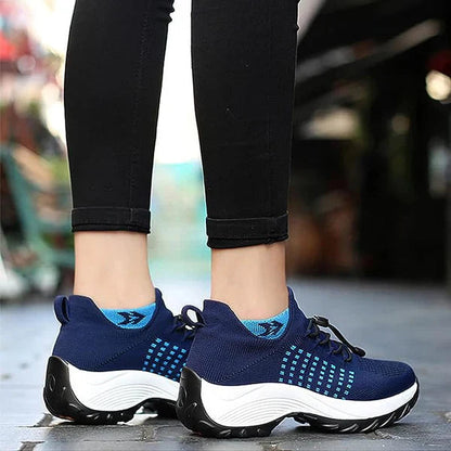 Anna – Ergonomische Sneaker mit Dickem Sohlen-Design
