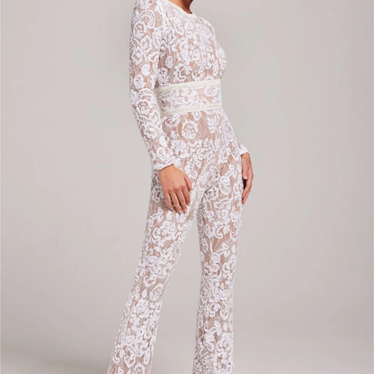 Novae – Bodysuit mit langen Ärmeln und Rundhalsausschnitt