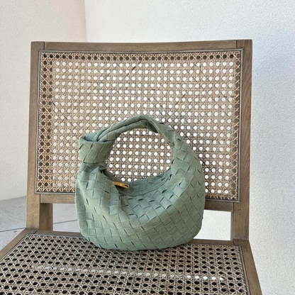 Elora – Mini-Suede-Tasche mit geflochtenem Knotendesign