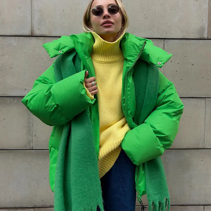 Elodie – Jacke mit langen Ärmeln und aufstehendem Kragen