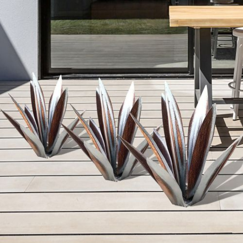 VerdaBloom – Handgefertigte Rostfreie Metall-Gartenskulptur