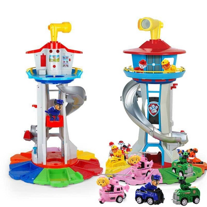PlayNest – Turm-Spielset mit Fahrzeugen und Figuren