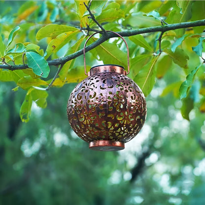 SolarFlare – Vintage-Solar-Gartenleuchte mit wasserdichtem Design