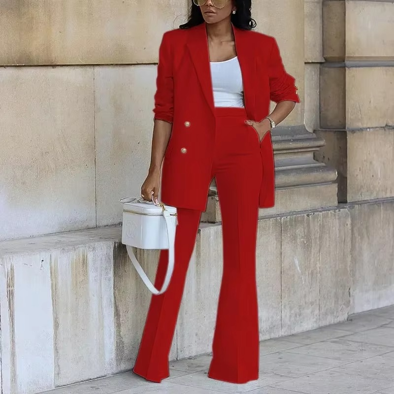 Isolde – Zweiteiliges Set mit Blazerjacke und geraden Hosen