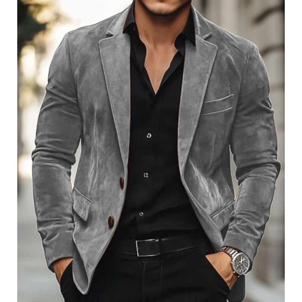 Adrian – Langärmeliger Blazer mit Reverskragen und Taschen