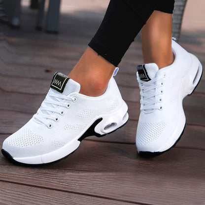 Elora – Plateau-Mesh-Sneaker mit Schnürverschluss