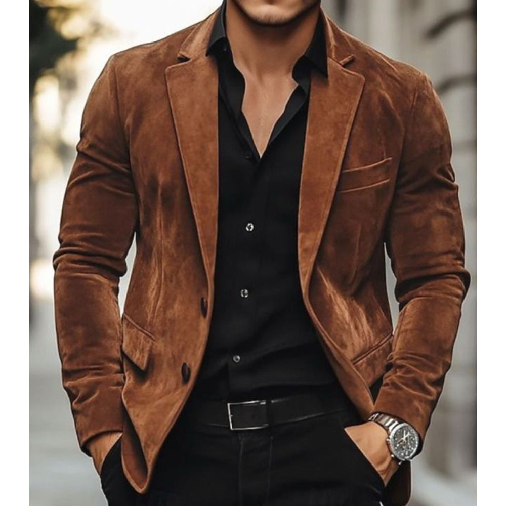 Adrian – Langärmeliger Blazer mit Reverskragen und Taschen