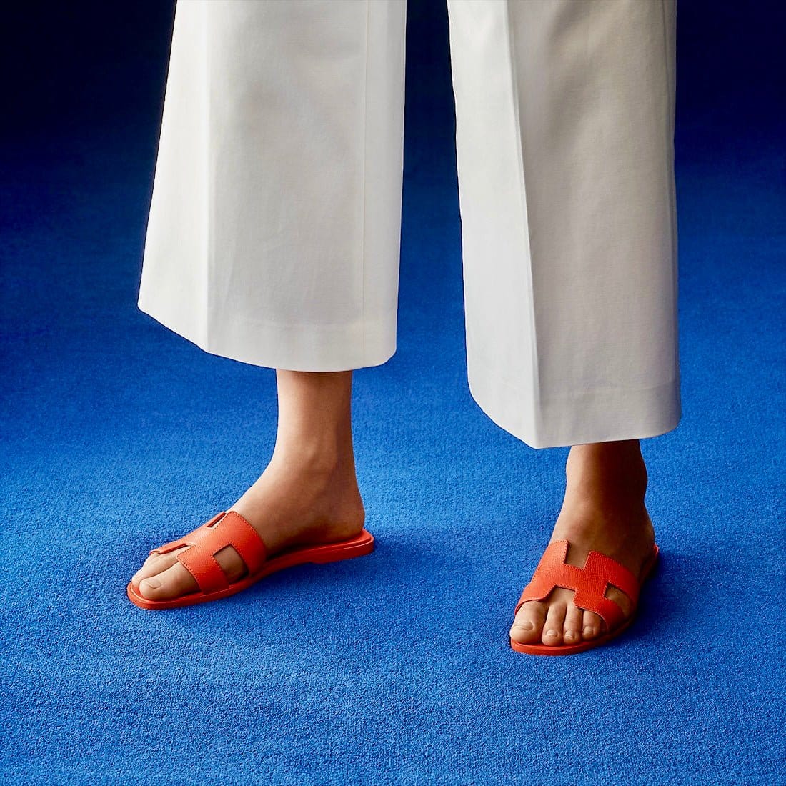 Eva – Flache Slip On Pantoffeln mit Durchbrochene Details