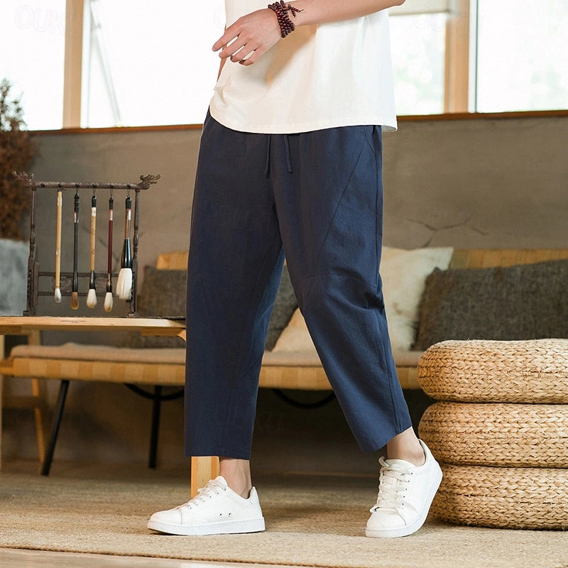 Livia – Locker sitzende Hose mit Kordelzugbund