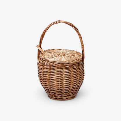 Lucie – Große Bucket-Tasche mit Geflecht-Design